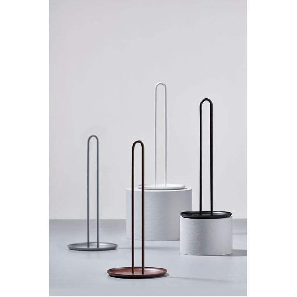 KÜCHENROLLENHALTER Warmes Grau 14,5/32 cm - Hellgrau, Metall (14.5/32/14.5cm) - Zone Denmark