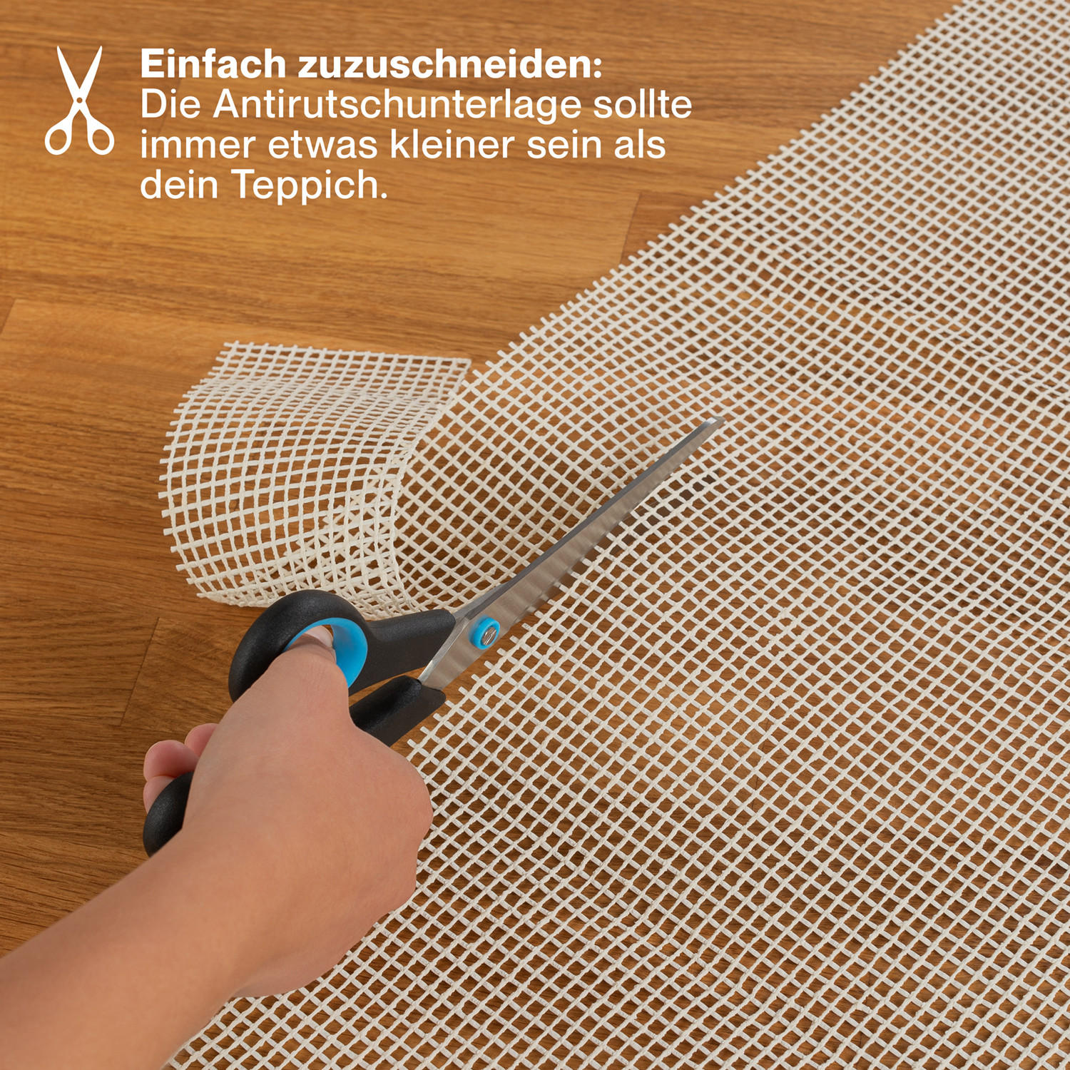 ANTIRUTSCHMATTE 60/120cm, Latex - Weiß, Kunststoff (60/120cm) - Blumtal