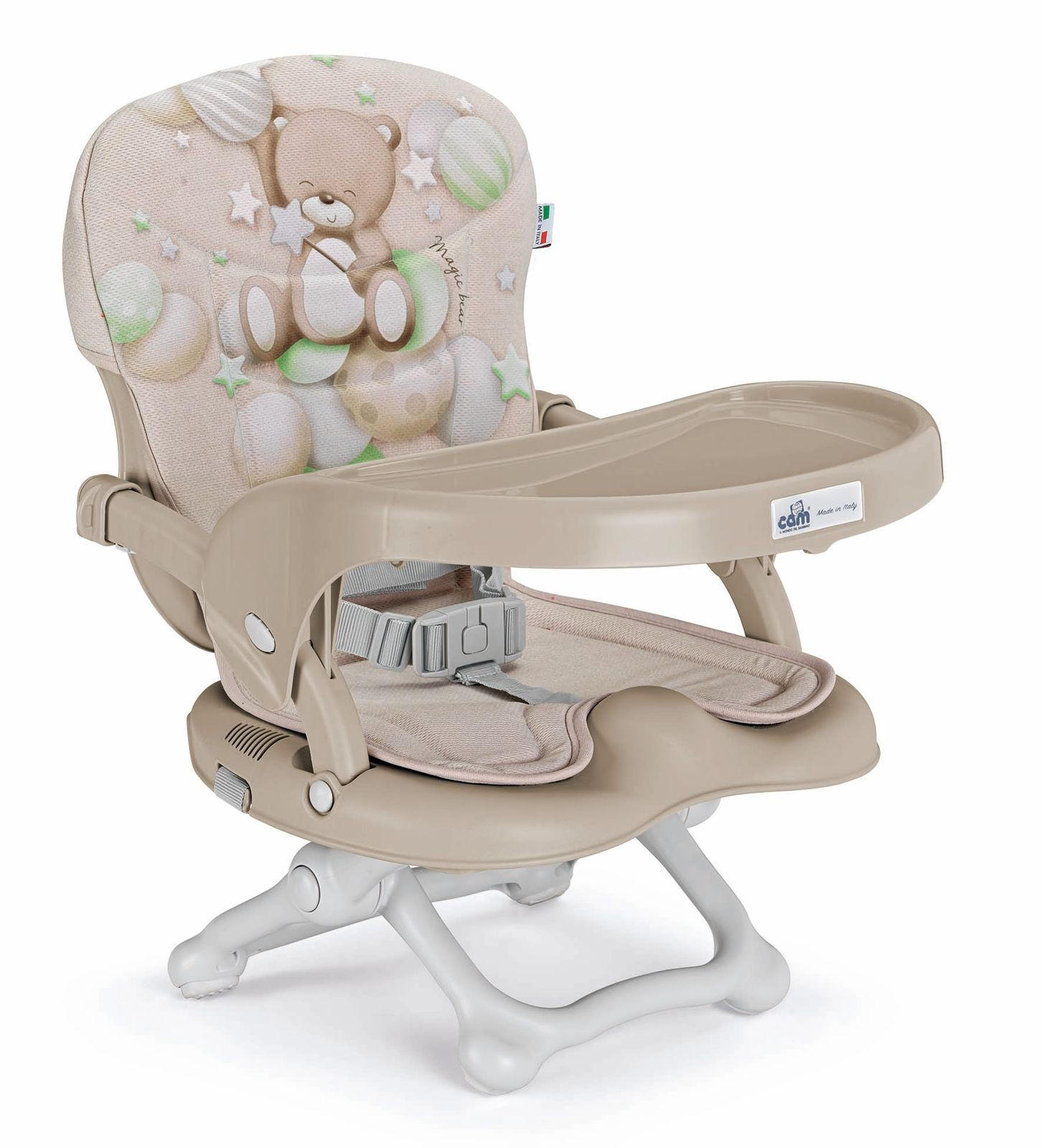 KINDER-SITZERHÖHUNG Smarty Pop - Braun, Kunststoff/Textil (42/50/37cm) - Cam il Mondo del Bambino S.p.A.