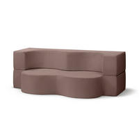 SOFA Kamelia Braun - Braun, Textil (200/70/100cm) - Pillovely