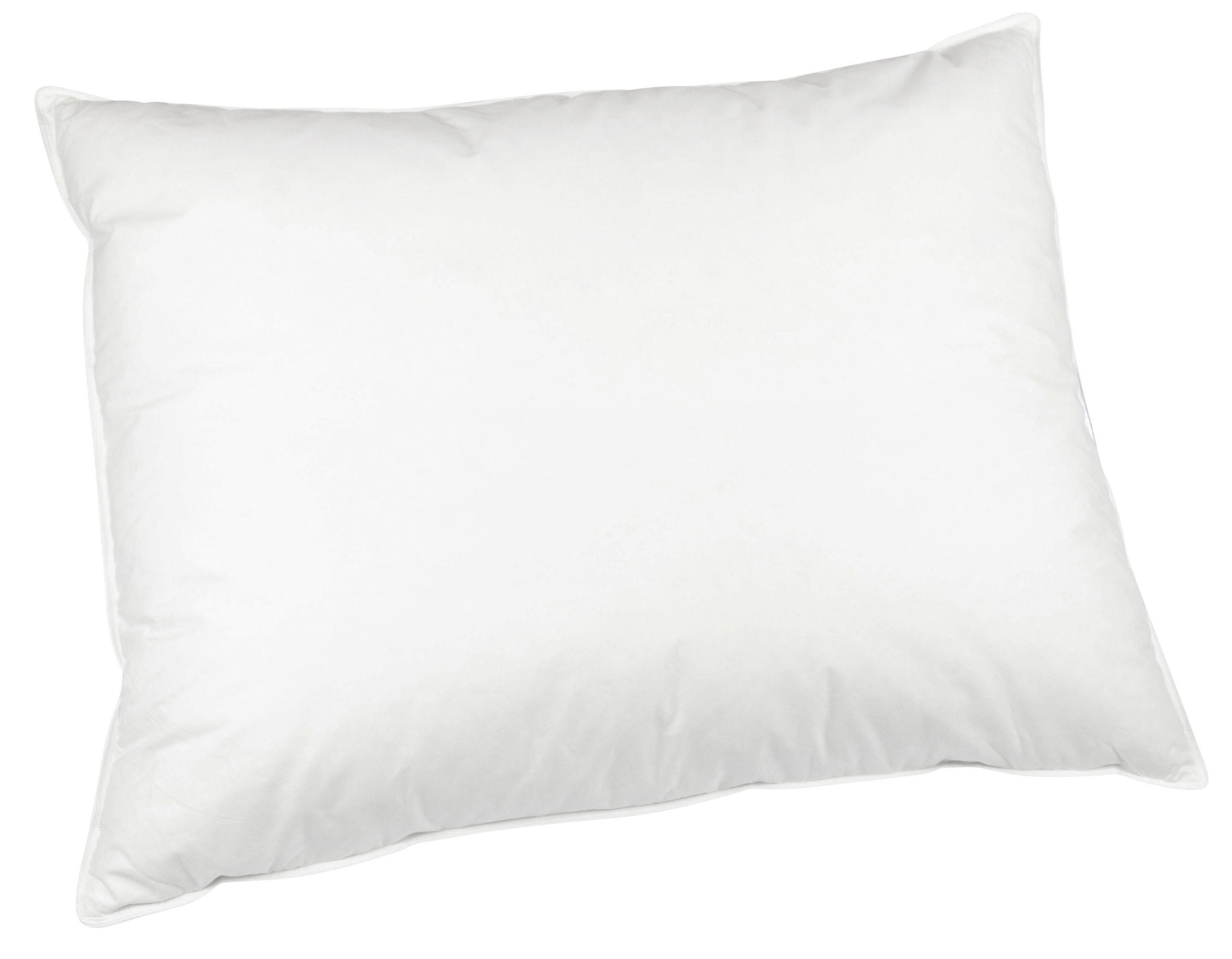 KISSEN, 70x90 cm, 100% Baumwolle, Weiß - Weiß, Textil (70/90cm) - Zollner