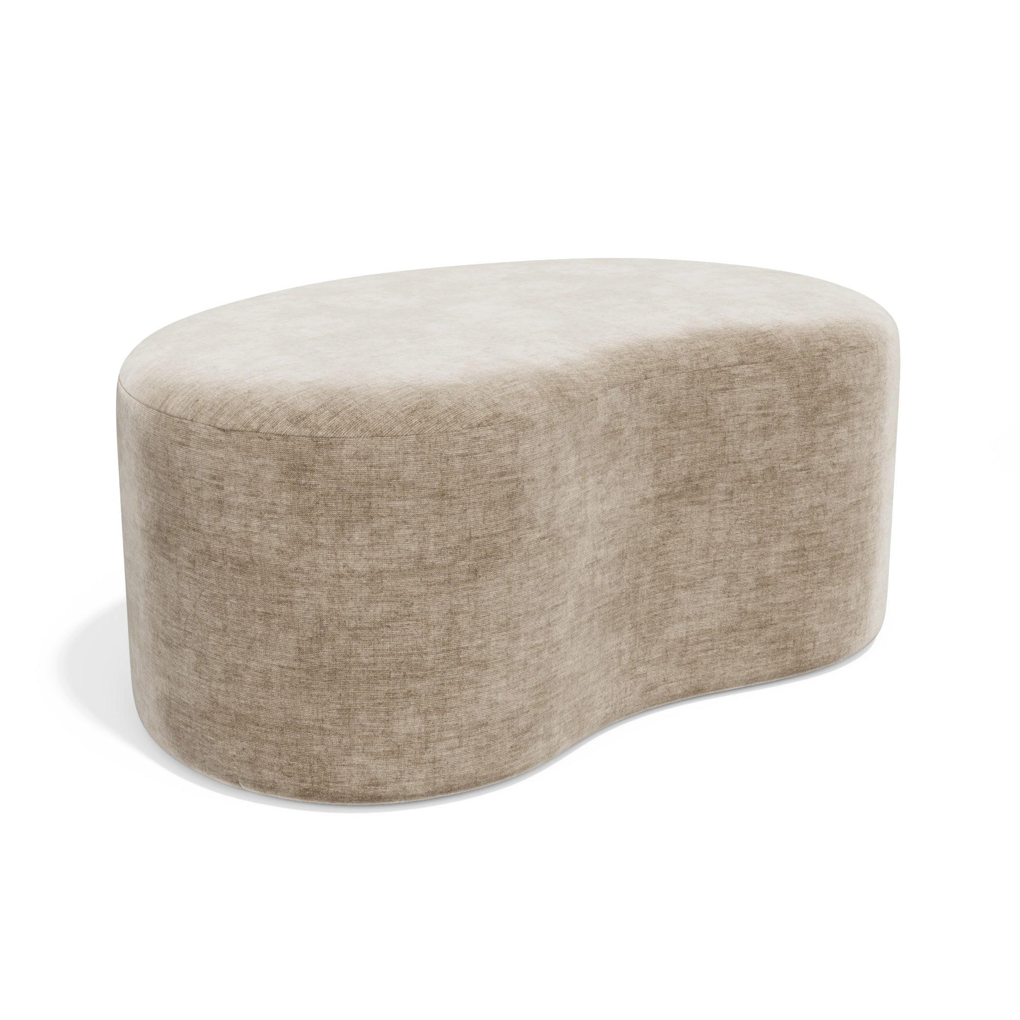 Sia Home Sitzhocker Taupe 80x36x52 cm