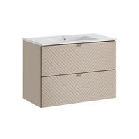 WASCHTISCH 80cm Manoa Kaschmir - Beige, Holzwerkstoff (80/57/40cm) - Petits-meubles