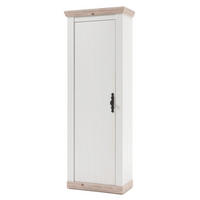 GARDEROBENSCHRANK Ferna-61 - Weiß, Holzwerkstoff (38/201/73cm) - Lomado