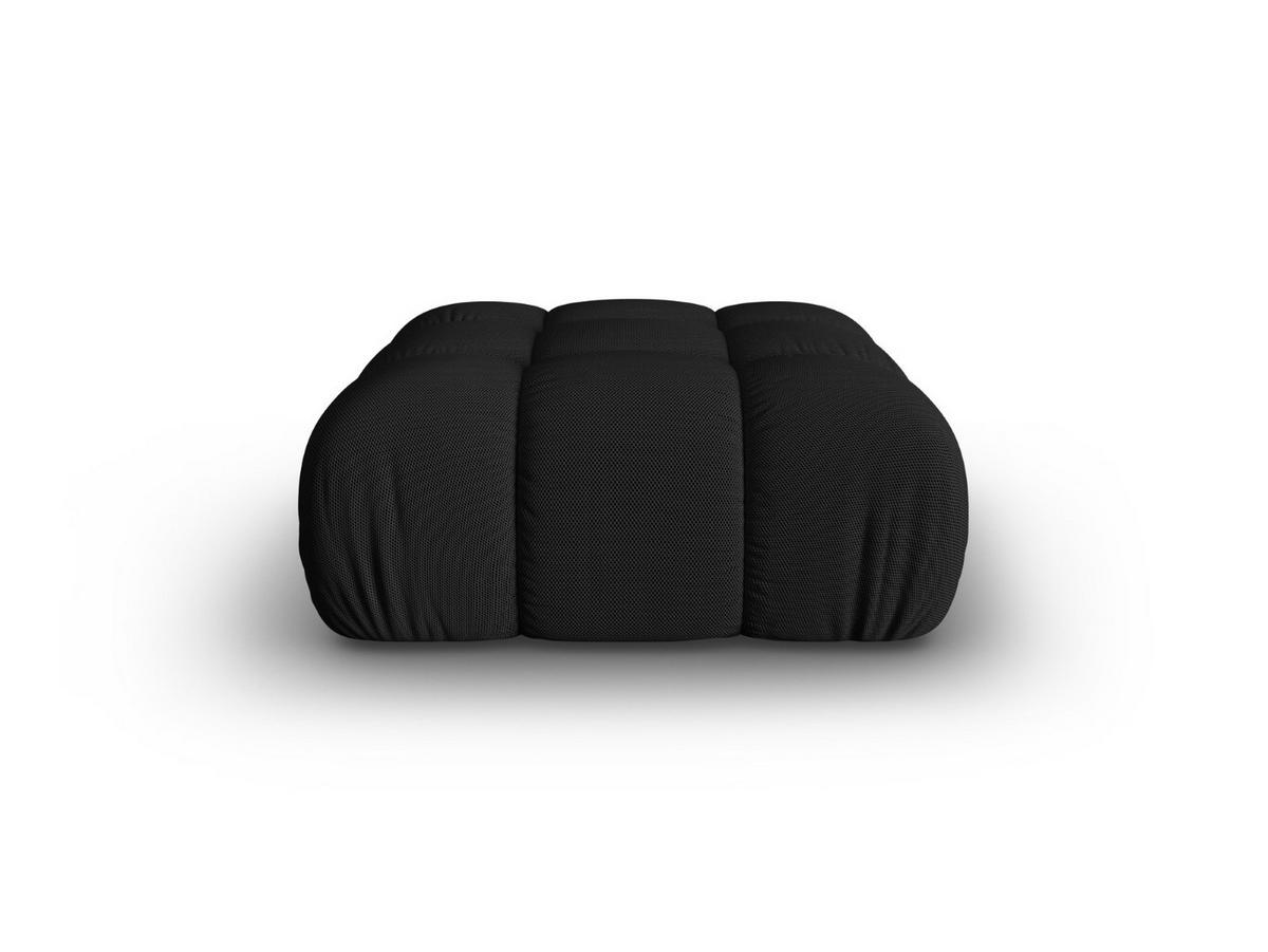 POUF Bellis aus 3D-Stoff schwarz - Schwarz, Textil (94/43/94cm) - Micadoni