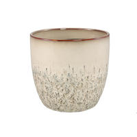 TOPF Harper Beige 20.5/20.5/18cm - Beige, Keramik (18cm) - PTMD Collection