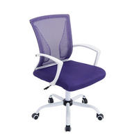 BÜROSTUHL Trail One mit atmungsaktivem Netzbezug, Lila - Lila, Textil/Metall (59/104/56cm) - TPFLiving