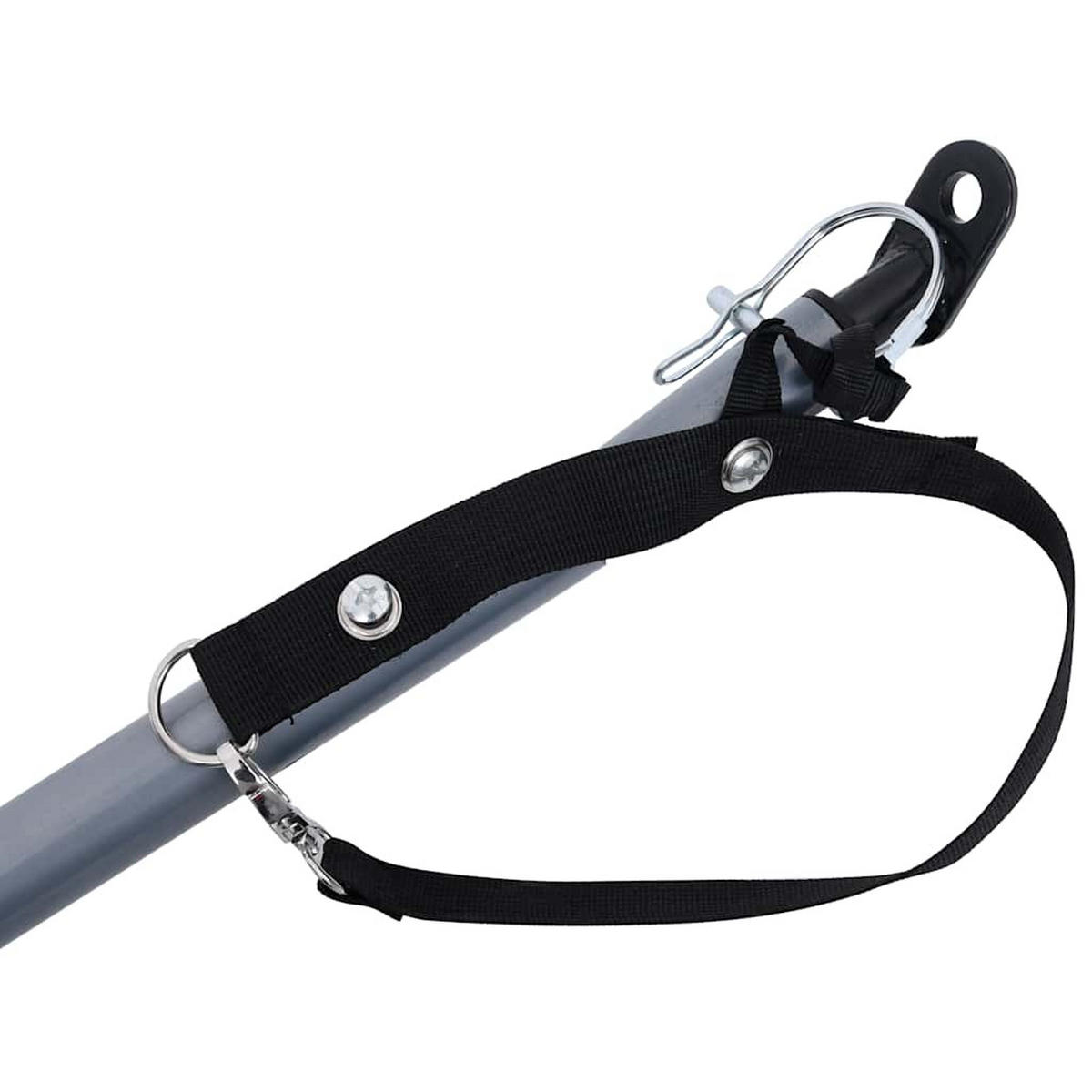 FAHRRADANHÄNGER Schwarz Und Rot 65 Kg - Schwarz, Metall (72/58/136cm) - vidaXL