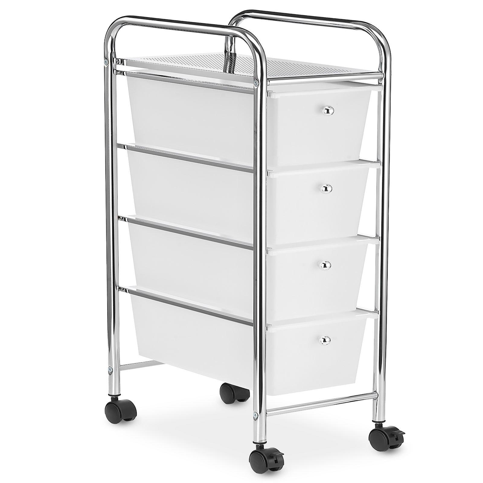 Idimex Badrollwagen Transparent 24x79x39 cm
