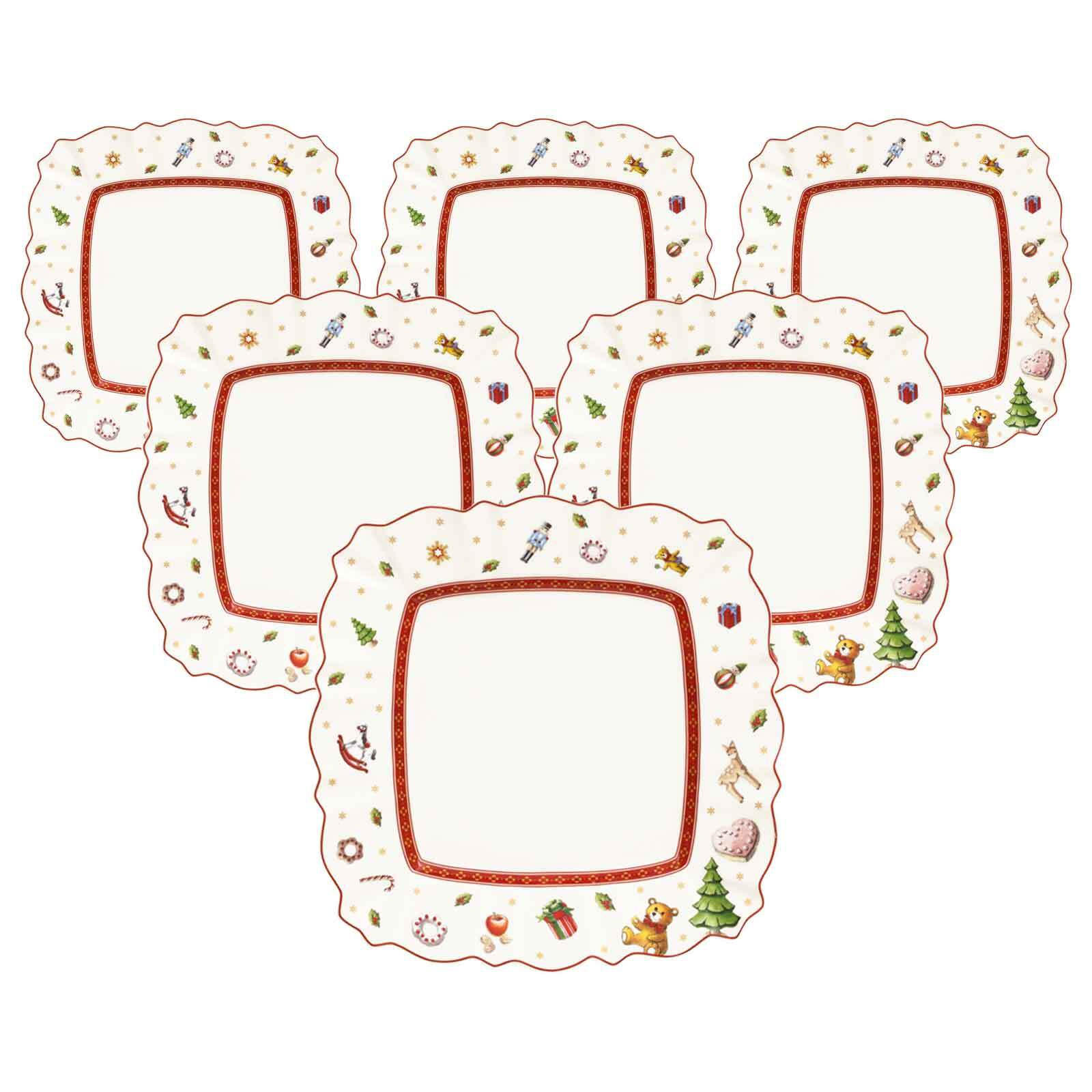 FRÜHSTÜCKSTELLER Toy's Delight bunt 22 x 22 cm 6er Set - Multicolor, Keramik (22.5cm) - Villeroy & Boch