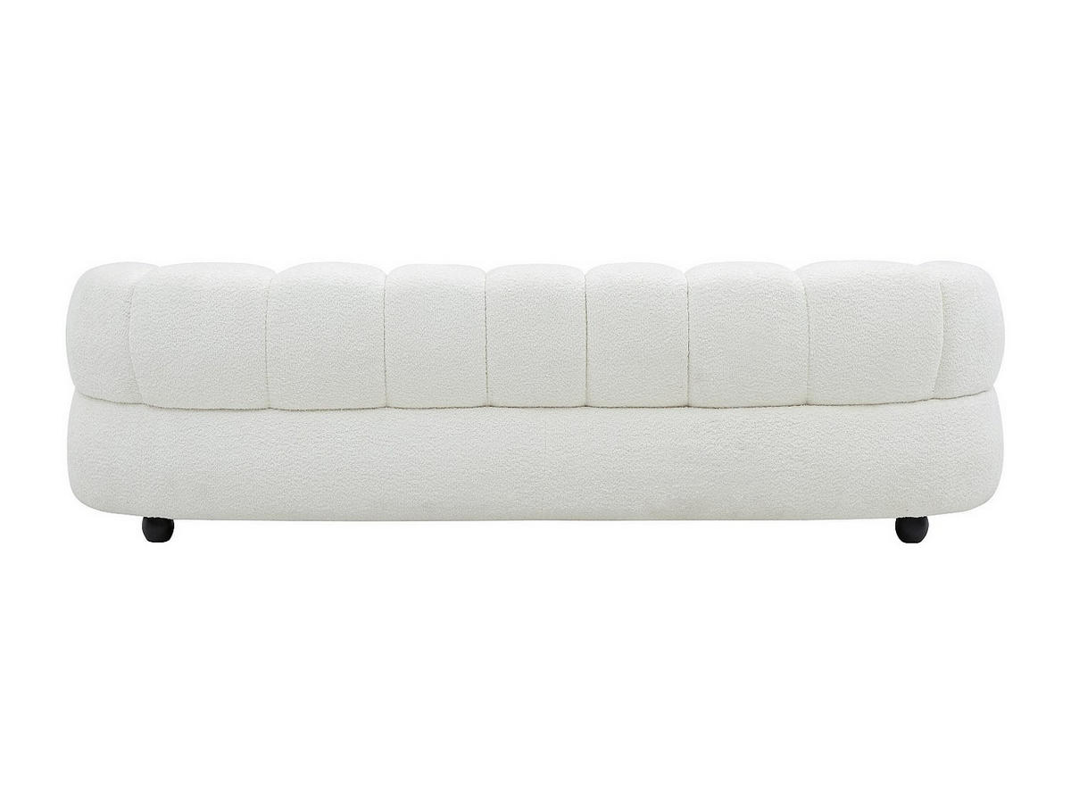 SOFA - 4 Personen - stoff - gebrochenes weiß Coliani - Weiß, Holz/Textil (250/73/94cm) - Vente-Unique