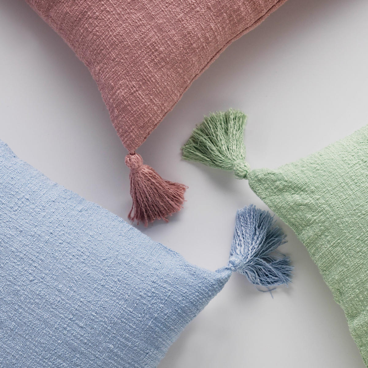 KISSENBEZUG Kolina - Hellblau, Textil (45/45cm) - home&you