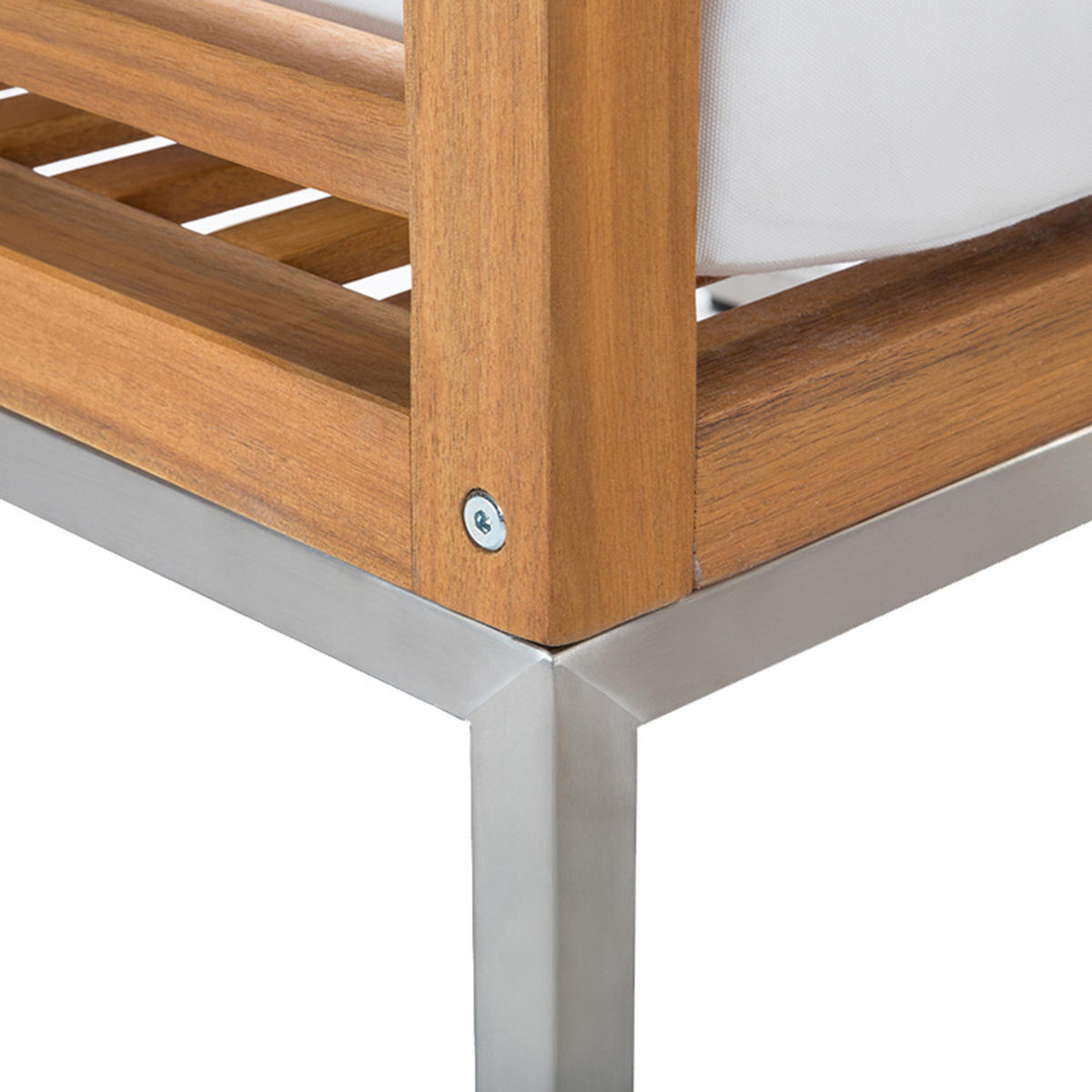 LOUNGE-SET 4-sitzer Akazienholz Hellbraun Bermuda - Hellbraun, Holz - Beliani