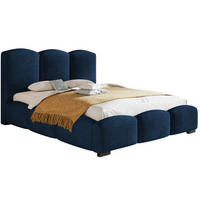 BETT Blau BEN 14 Mit Bettkasten 120x200 cm - Blau/Schwarz, Textil (120/200cm) - Sepro Meble