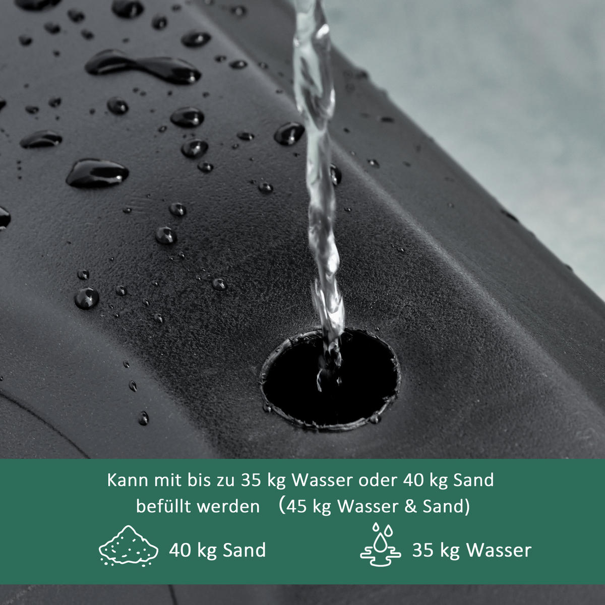 BASKETBALLSTÄNDER, Stahl, Schwarz, 83 x 75 x 206-260 cm - Schwarz, Metall (75/83cm) - HOMCOM