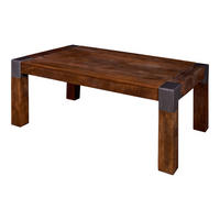 COUCHTISCH Mango 110x70x45 braun lackiert Amsterdam #18 - Braun, Holz (110/70/45cm) - Massivmoebel24