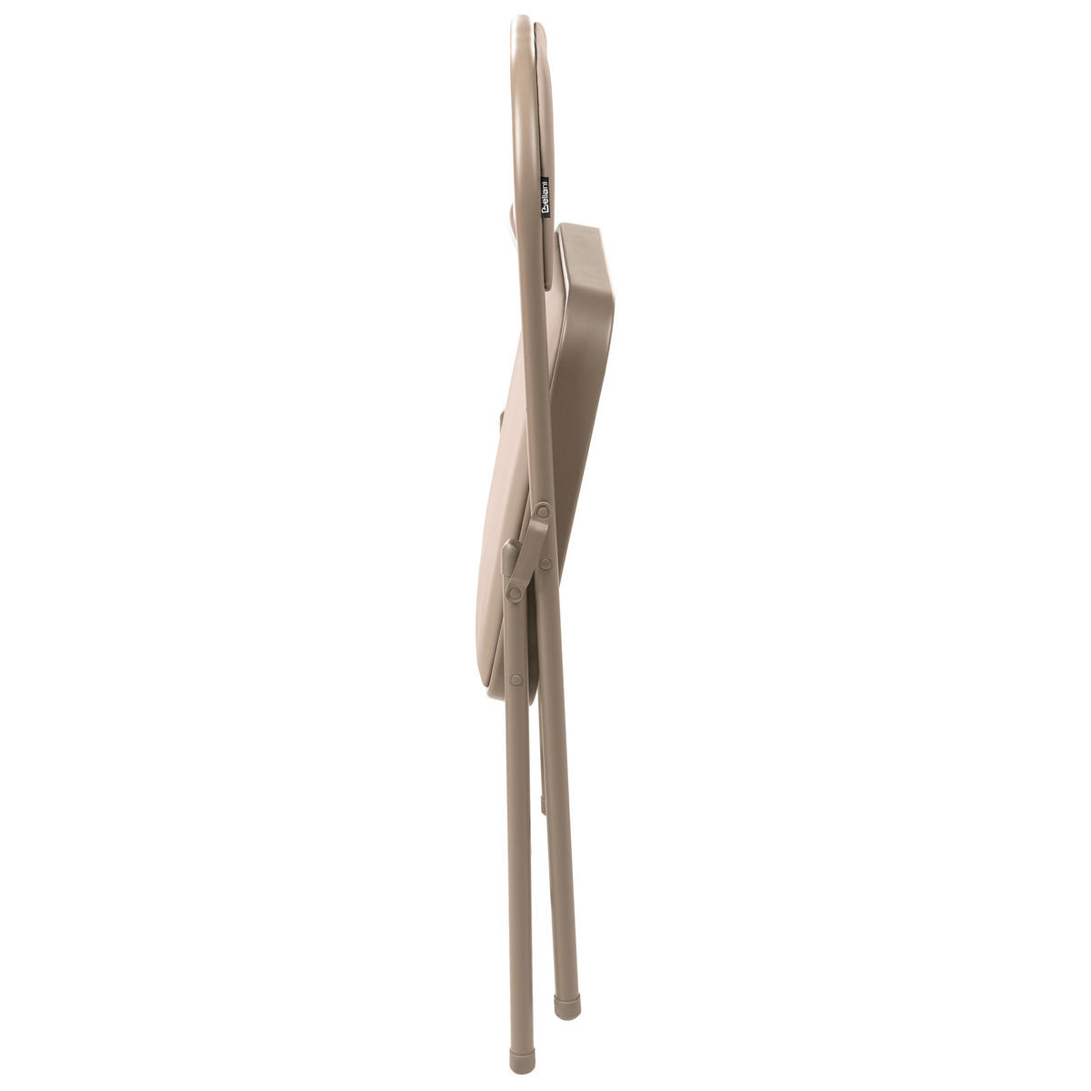 SKLÁDACÍ ŽIDLE sada 4 ks Kov Béžová Shasta - béžová, kov (45/77/47cm) - Beliani