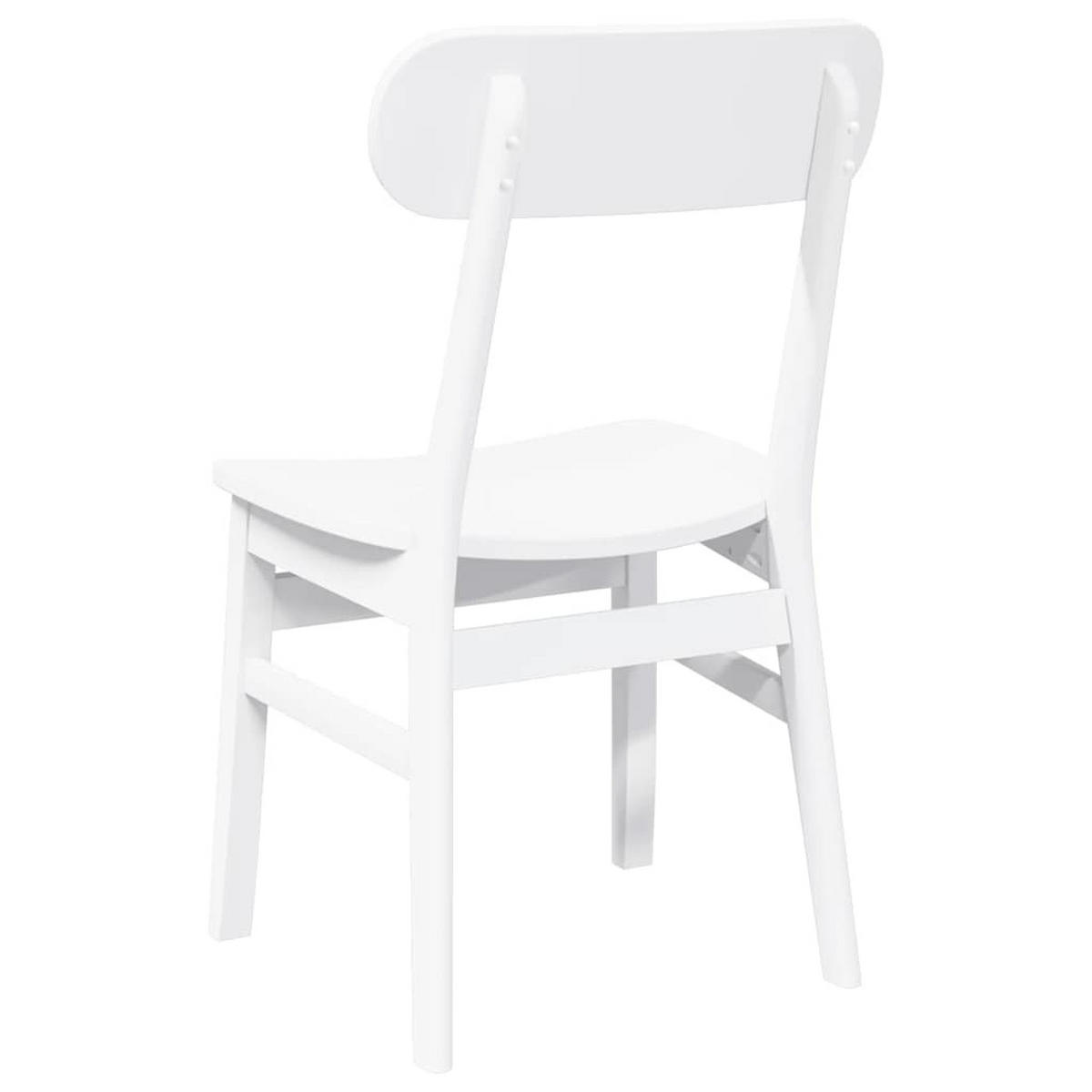 STUHL-SET 2 Stk Falkenhain 46/81.5/47 cm - Weiß, Holz (46/81.5/47cm) - ZMH