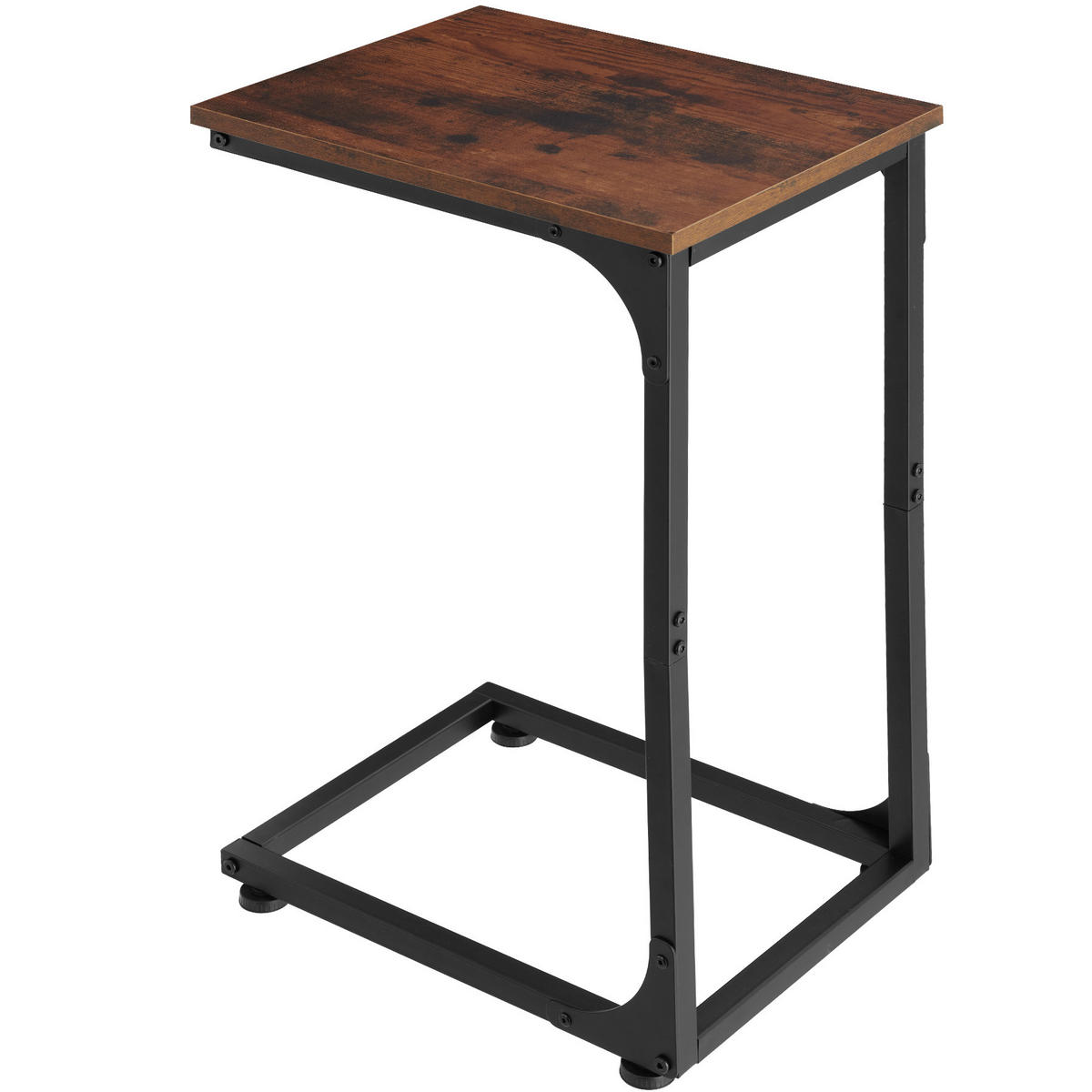 BEISTELLTISCH Erie,40 x 30 x 63 cm,Industrial Holz dunkel, rustikal - Rostfarben, Holzwerkstoff (40/30/63cm) - tectake