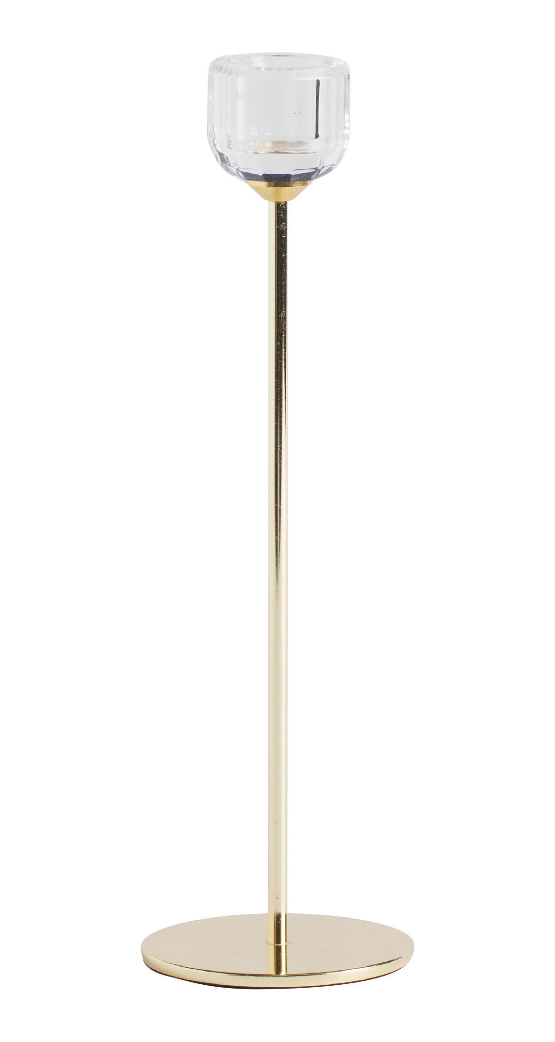 KERZENSTÄNDER Gravago - Goldfarben, Metall (7.5/27/7.5cm) - home&you
