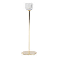 KERZENSTÄNDER Gravago - Goldfarben, Metall (7.5/27/7.5cm) - home&you