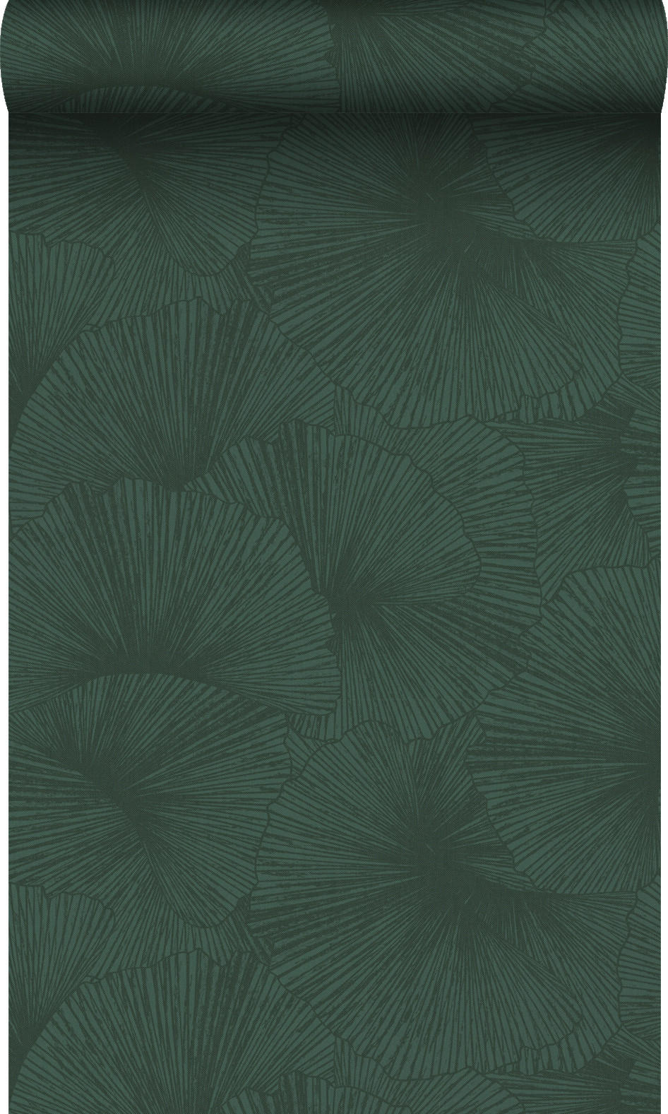 TAPETE 3D Muster Blätter 50 x 900 cm - Grün, Papier (50/900cm) - Origin Wallcoverings