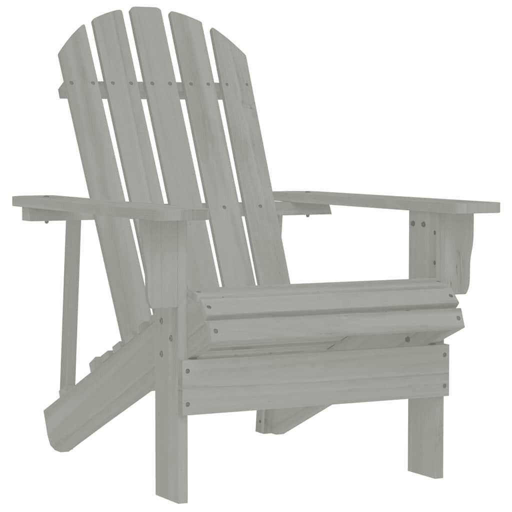 vidaXL Gartenstuhl Grau 90x88x70 cm