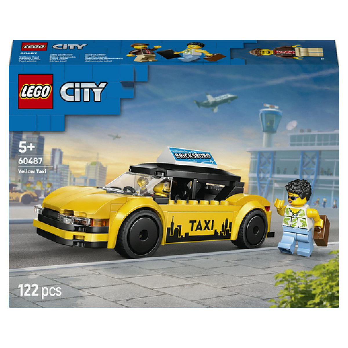 Lego Klemmbausteine Blau 14.1x4.6x19.1 cm