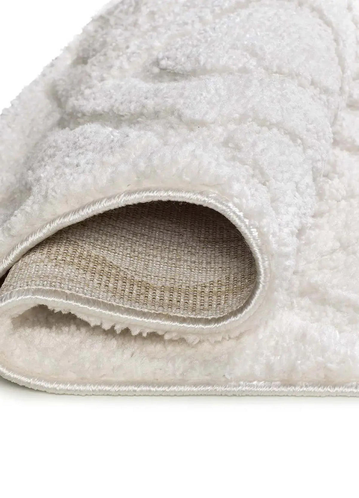 WEBTEPPICH Weiß Juno 190/285 cm - Weiß, Naturmaterialien/Textil (190/285cm) - Atticgo