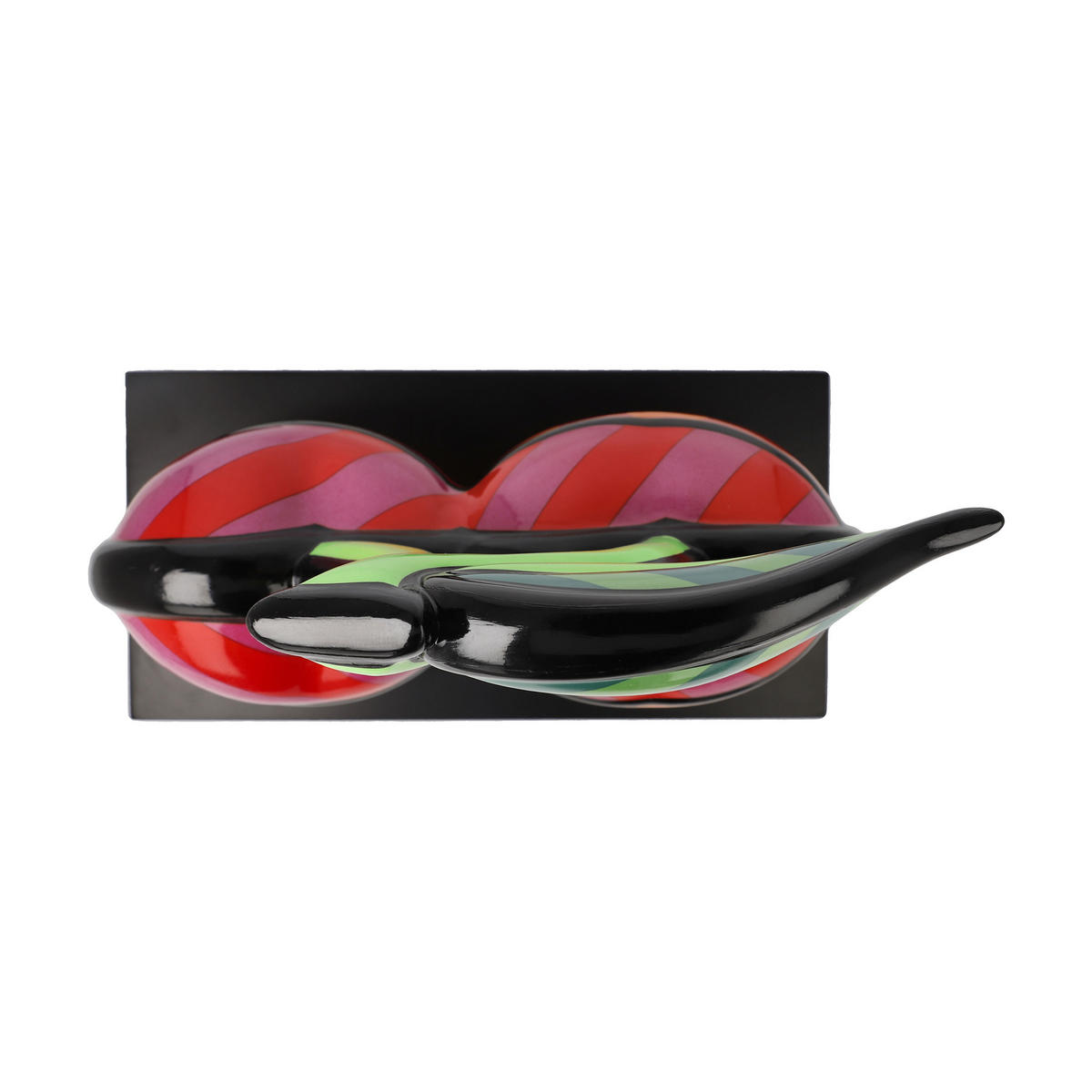 DEKOFIGUR Romero Britto - Cherries, Porzellan, Bunt, Limited Edition, 33 cm - Multicolor, Keramik (15/33/30cm) - Goebel