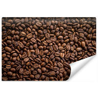 FOTOTAPETE röstfrische Kaffeebohnen 3D 300x210cm - Schwarz/Braun, Papier (300/210cm) - Muralo