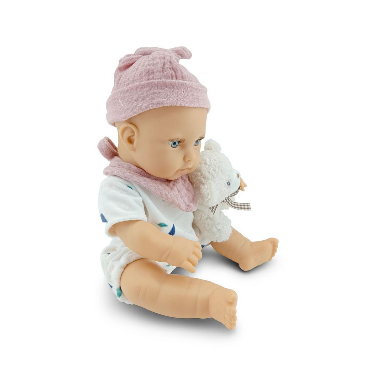 KINDERPUPPE Bear und Baby rosa 30 cm, Kuscheltier, Schnuller, beweglicher Körper, ab 18 Monaten - Rosa, Kunststoff (16/8/30cm) - Moni