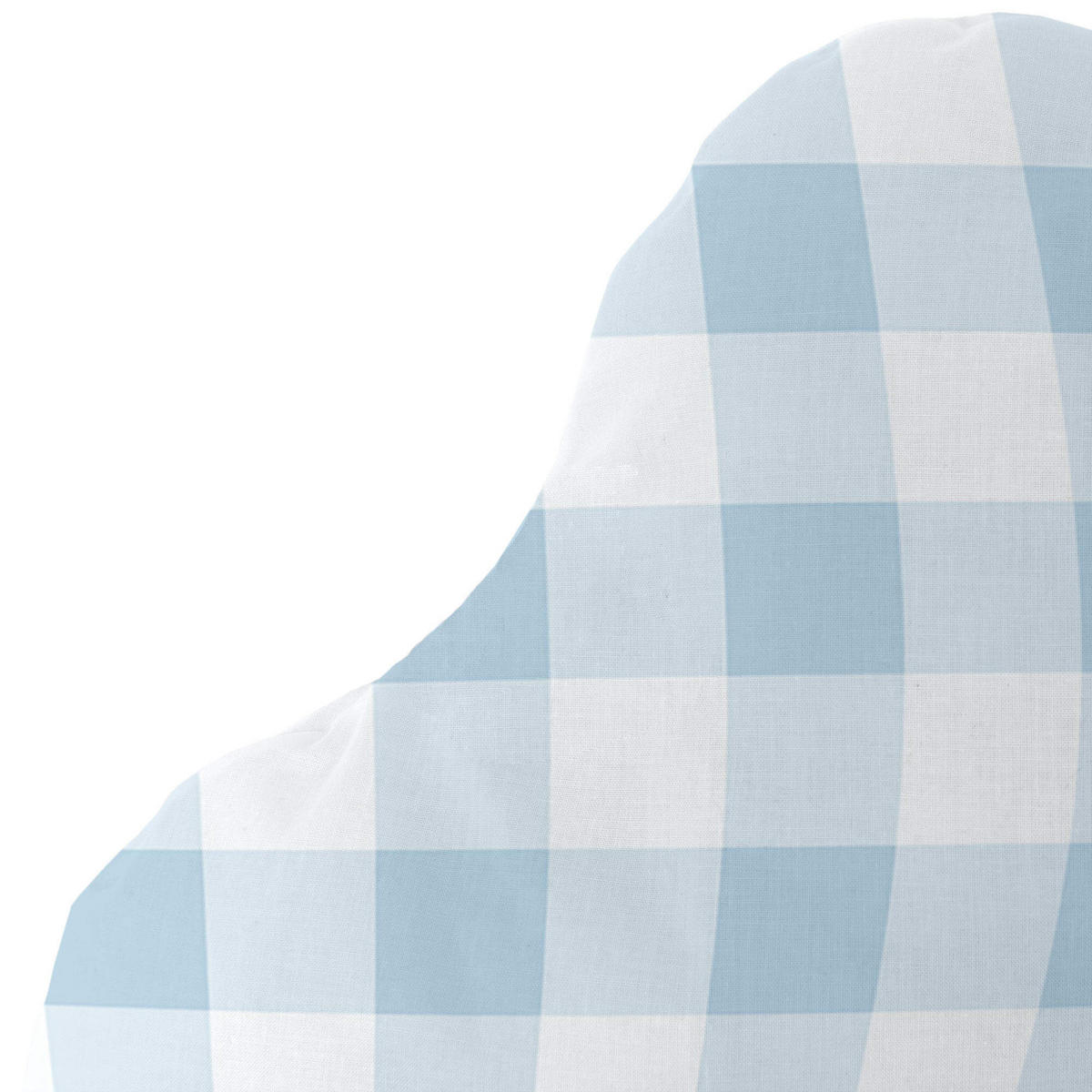 KISSEN vichy 60x40 cm blau - Blau, Textil (60/40cm) - Happy Friday