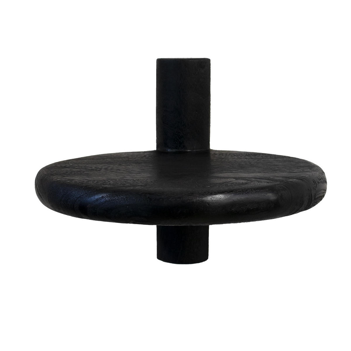 WANDREGAL aus Mangoholz 25cm, schwarz - Schwarz, Holz (25/20/25cm) - Giga Meubel