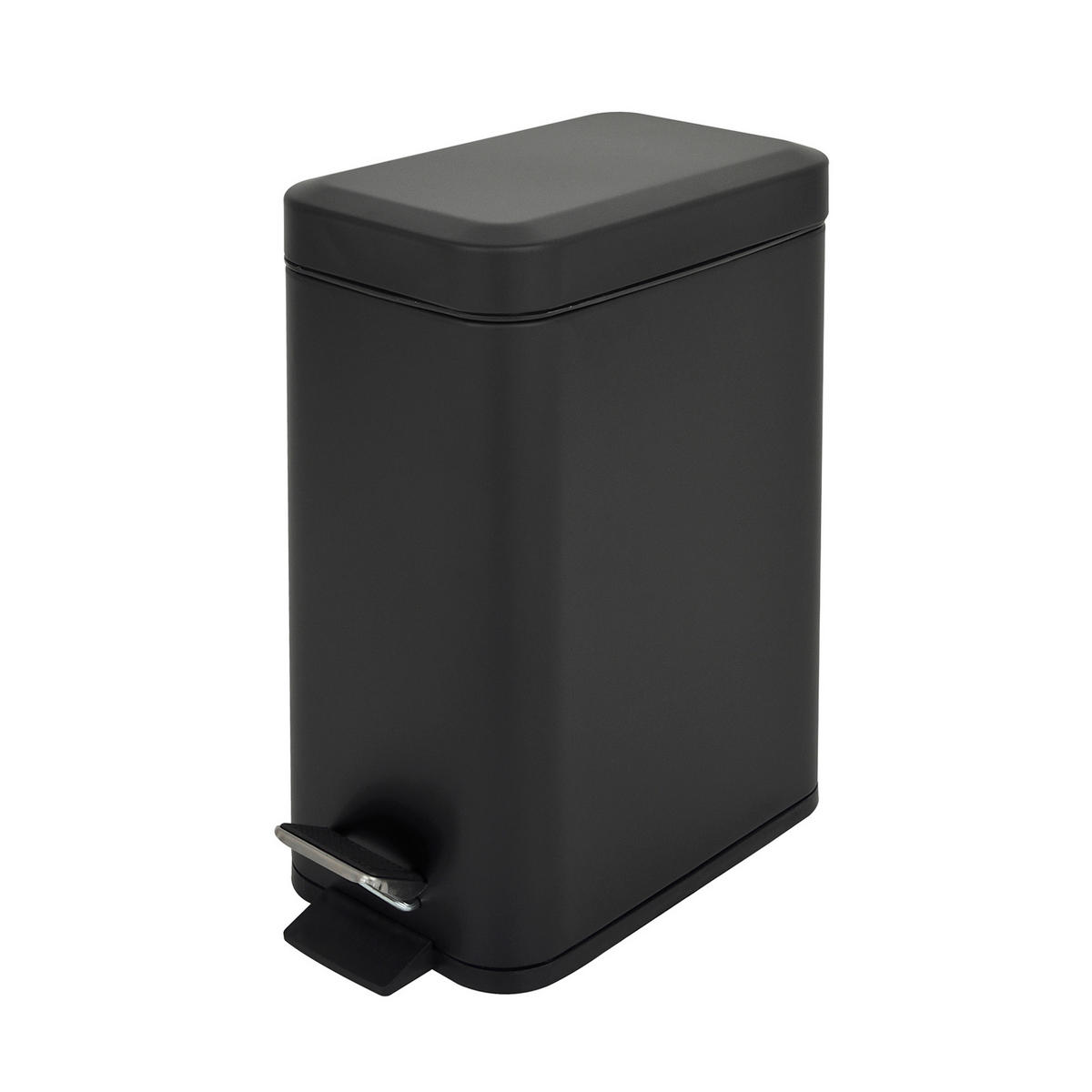 MÜLLEIMER STM5 5L Schwarz - Schwarz, Metall (14/30/28cm) - SVITA