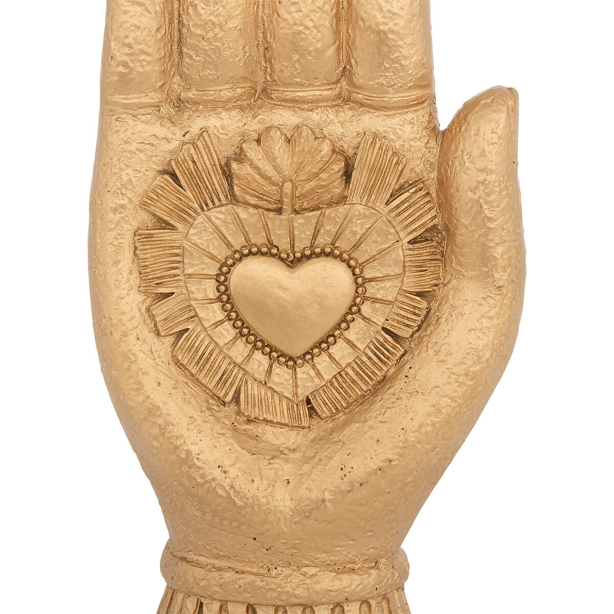 DEKOFIGUR Amira 16,5 cm - Hellbraun, Kunststoff (3.5/16.5/7.5cm) - Atmosphera Createur d´interieur