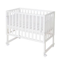 BEISTELLBETT Sternenzauber grau 3in1 Set 90 x 45 cm - Creme/Weiß, Holzwerkstoff (45/90cm) - Roba