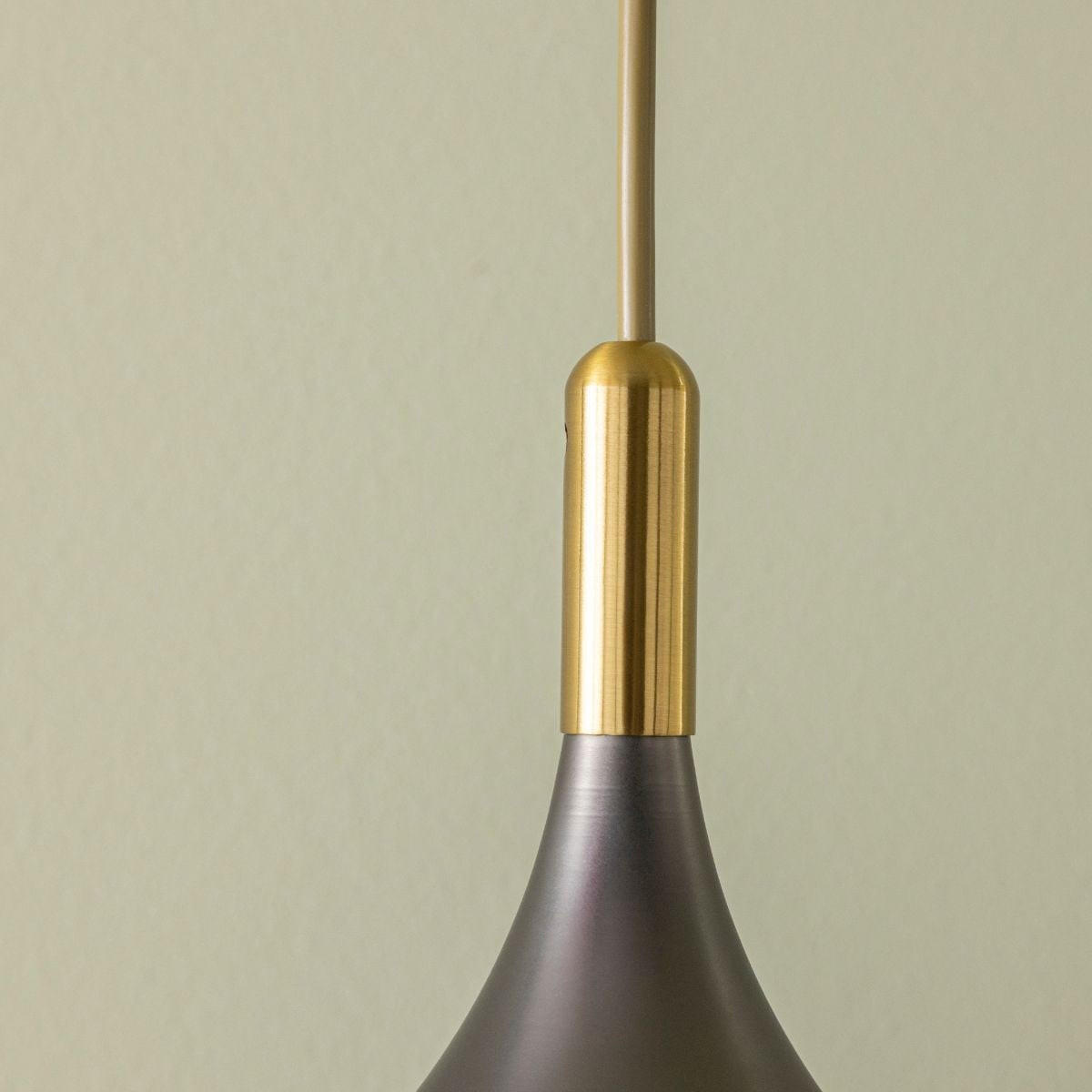 KRONLEUCHTER aus schwarzem metall mit messinggold-finish - orion 36/36/40-200 cm - Schwarz, Metall (36/36/200cm) - Signature