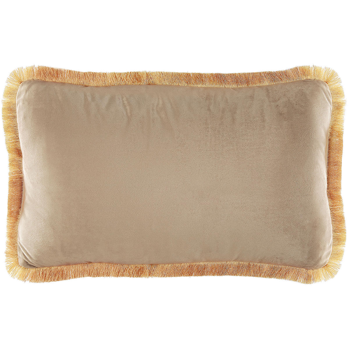 DEKOKISSEN 2er-Set Beige 30/50 cm Pothos - Beige, Textil (30/50cm) - Beliani