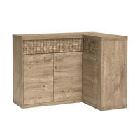 KOMMODE NATURAL N-15 - Eichefarben, Holzwerkstoff (132/69/96cm) - Meblini