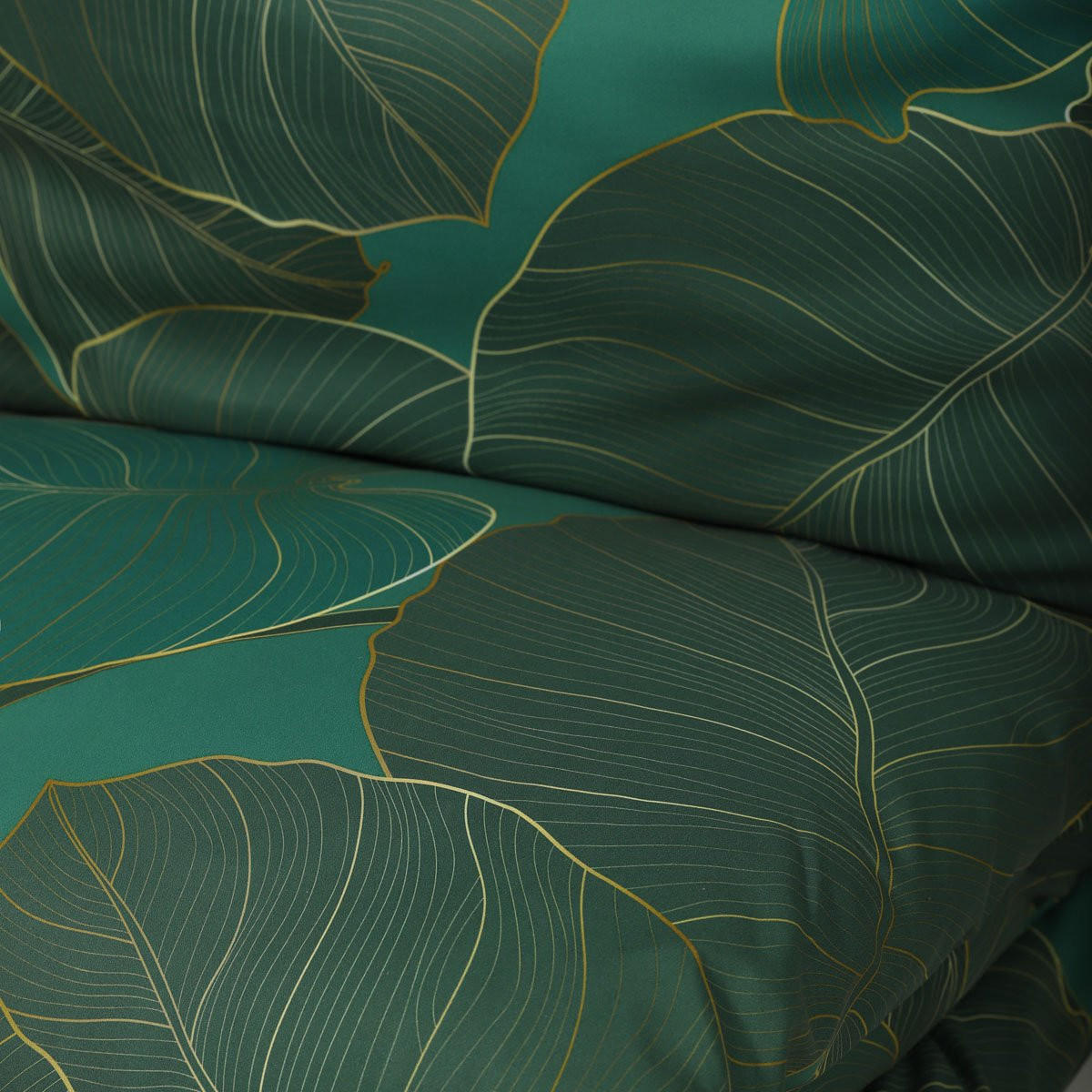 BETTWÄSCHE Gallo Mikrofaser grün 160/200 cm - Grün, Textil (160/200cm) - Homla