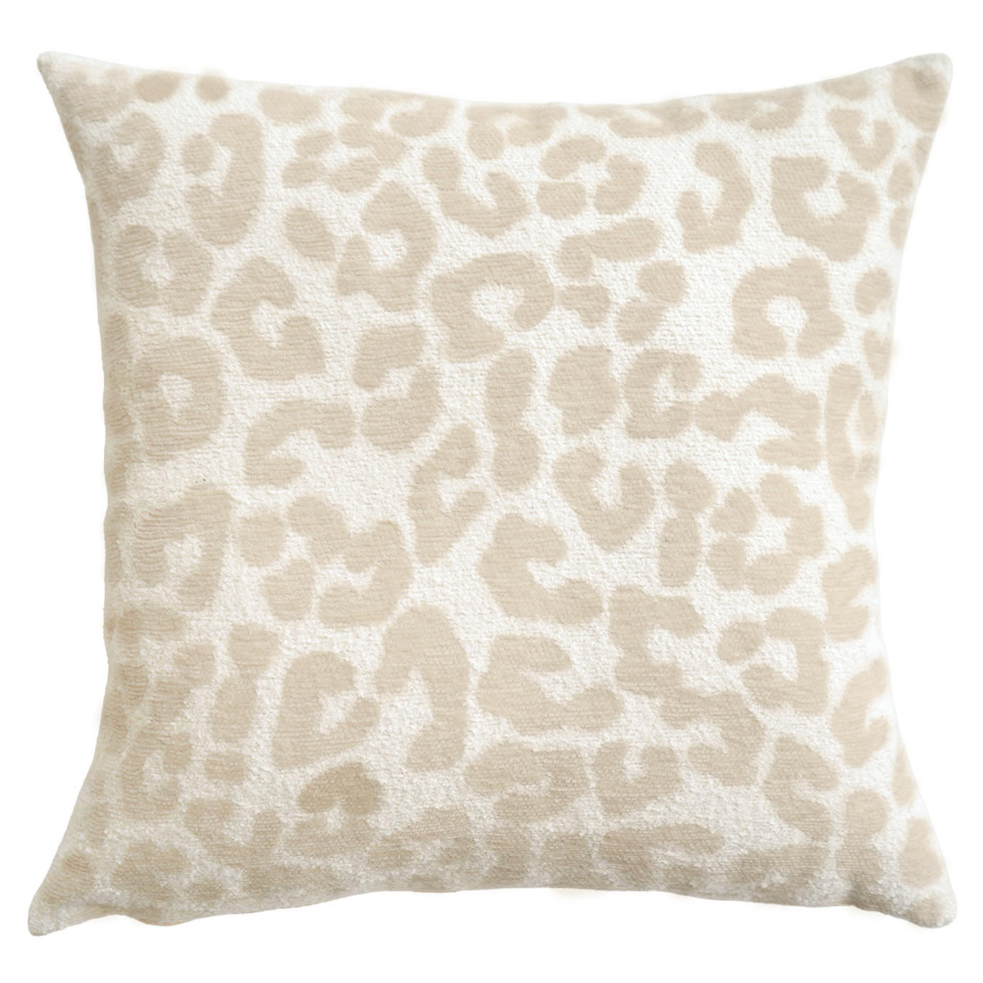 ZIERKISSEN aus Jacquard mit Reißverschluss Wild 40/40 cm - Beige, Textil (40/40cm) - Douceur d´intérieur