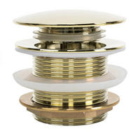 WANNE Stöpsel Klik-klak Rea Gold - Goldfarben, Metall (7/6/7cm) - REA