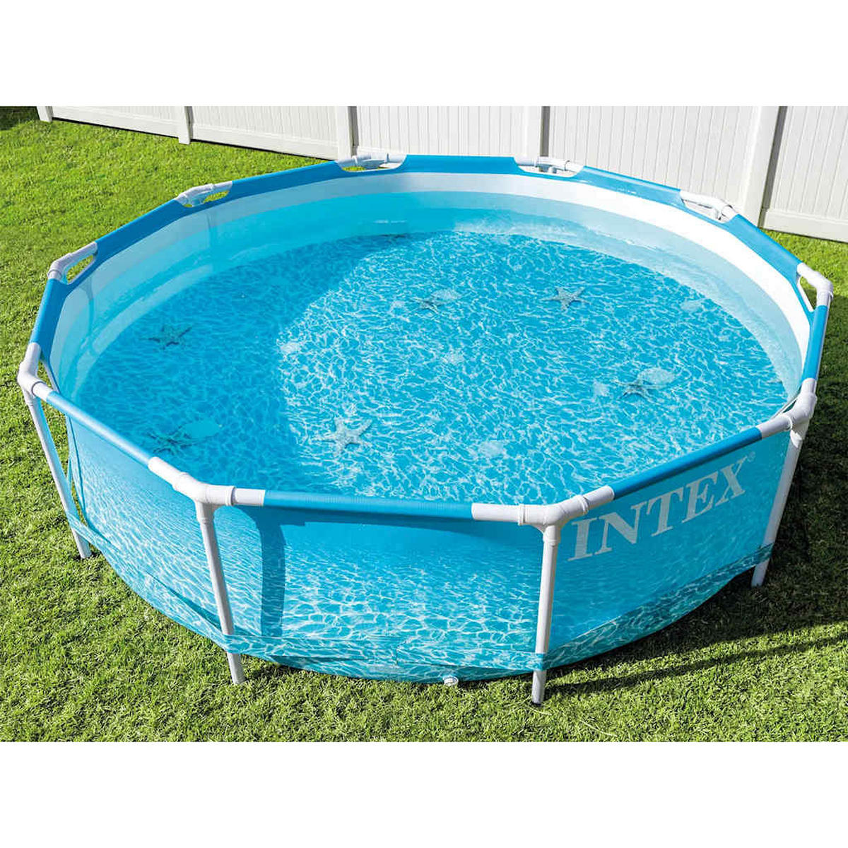 SCHWIMMBECKEN - Blau, Metall (305/76/305cm) - INTEX