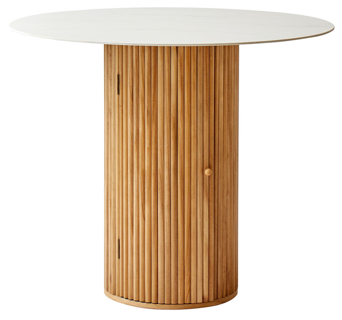 ESSTISCH Rund Braun 90 x 90 x 75 (cm) - Braun, Holz (90/90/75cm) - Nordlys