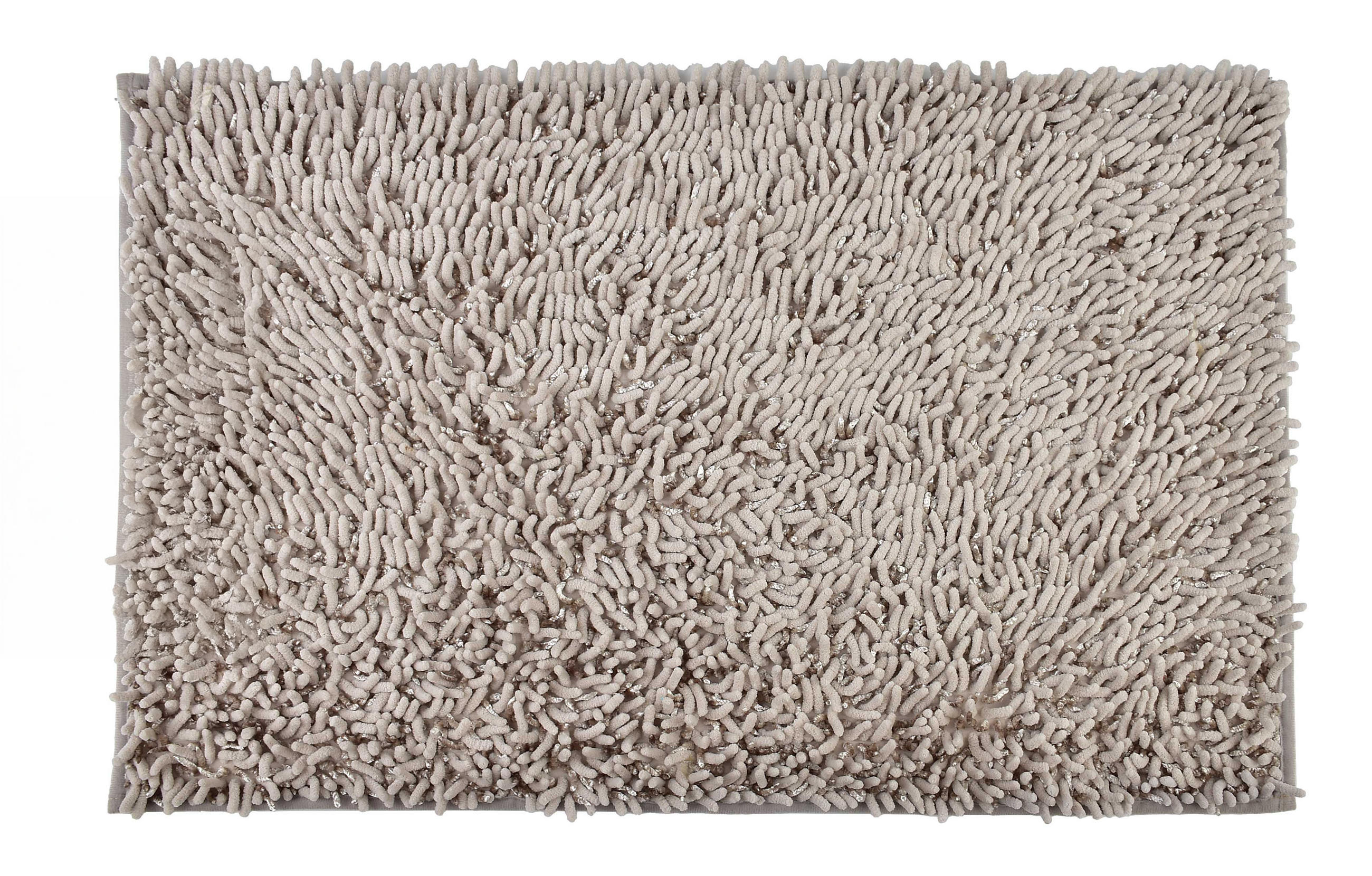 BADTEPPICH Zac Beige 80/50/2 cm Textilien - Beige, Textil (50/80cm) - Mondex