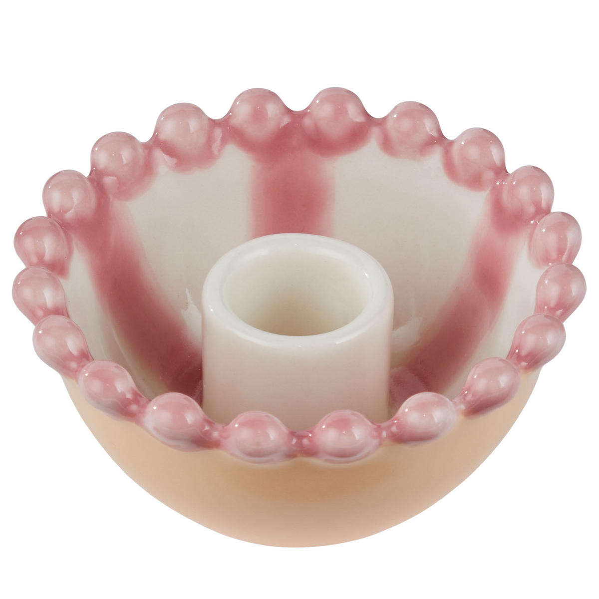 KERZENHALTER Strawberry aus Keramik - Rosa, Keramik (10/5/10cm) - Butlers