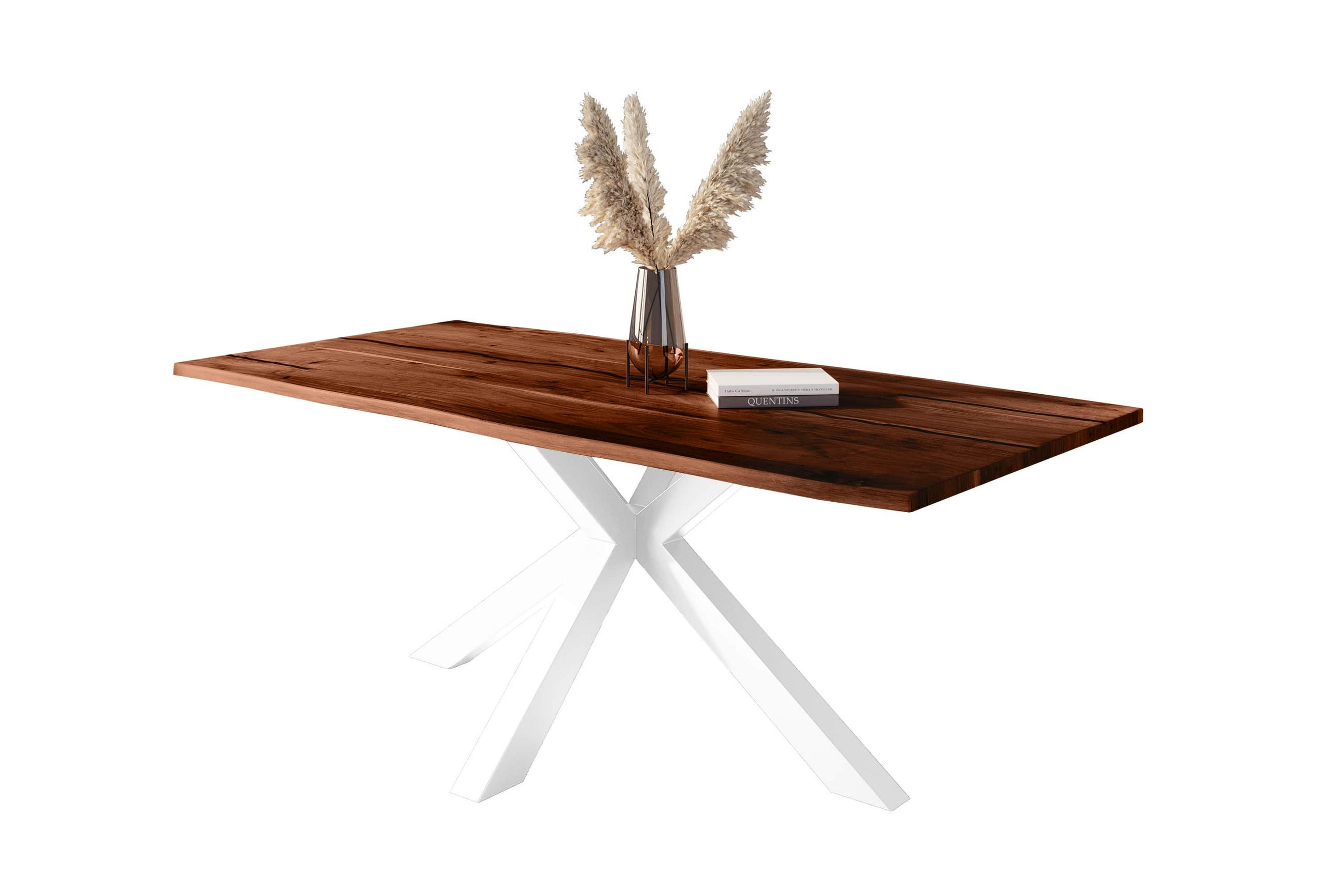 SAM Esstisch Braun 200x77x100 cm