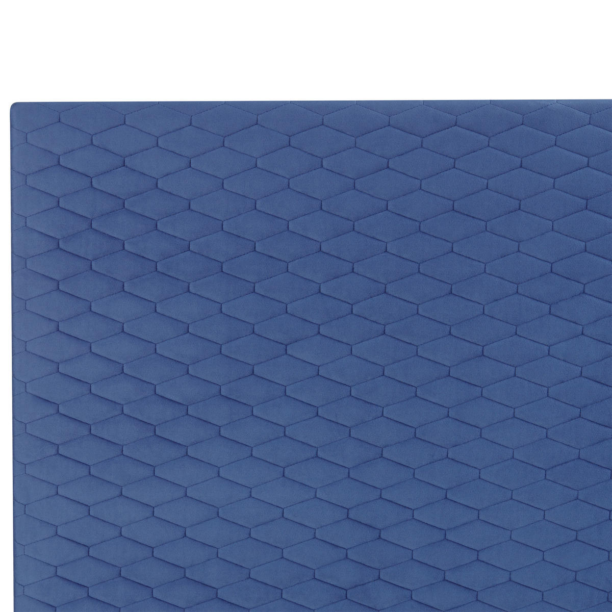 POLSTERBETT mit Lattenrost 180x200 cm Blau Bayonne - Blau, Textil (180/200cm) - Beliani