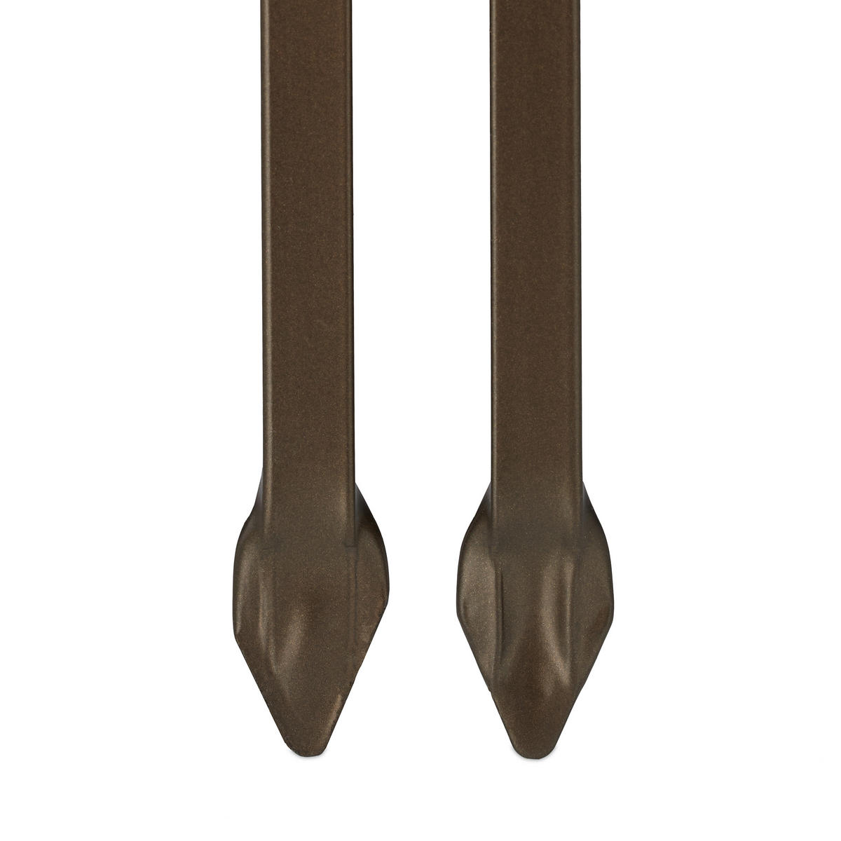 3-TLG.GARTENTOR - Dunkelbraun, Metall (185/98.5cm) - Relaxdays